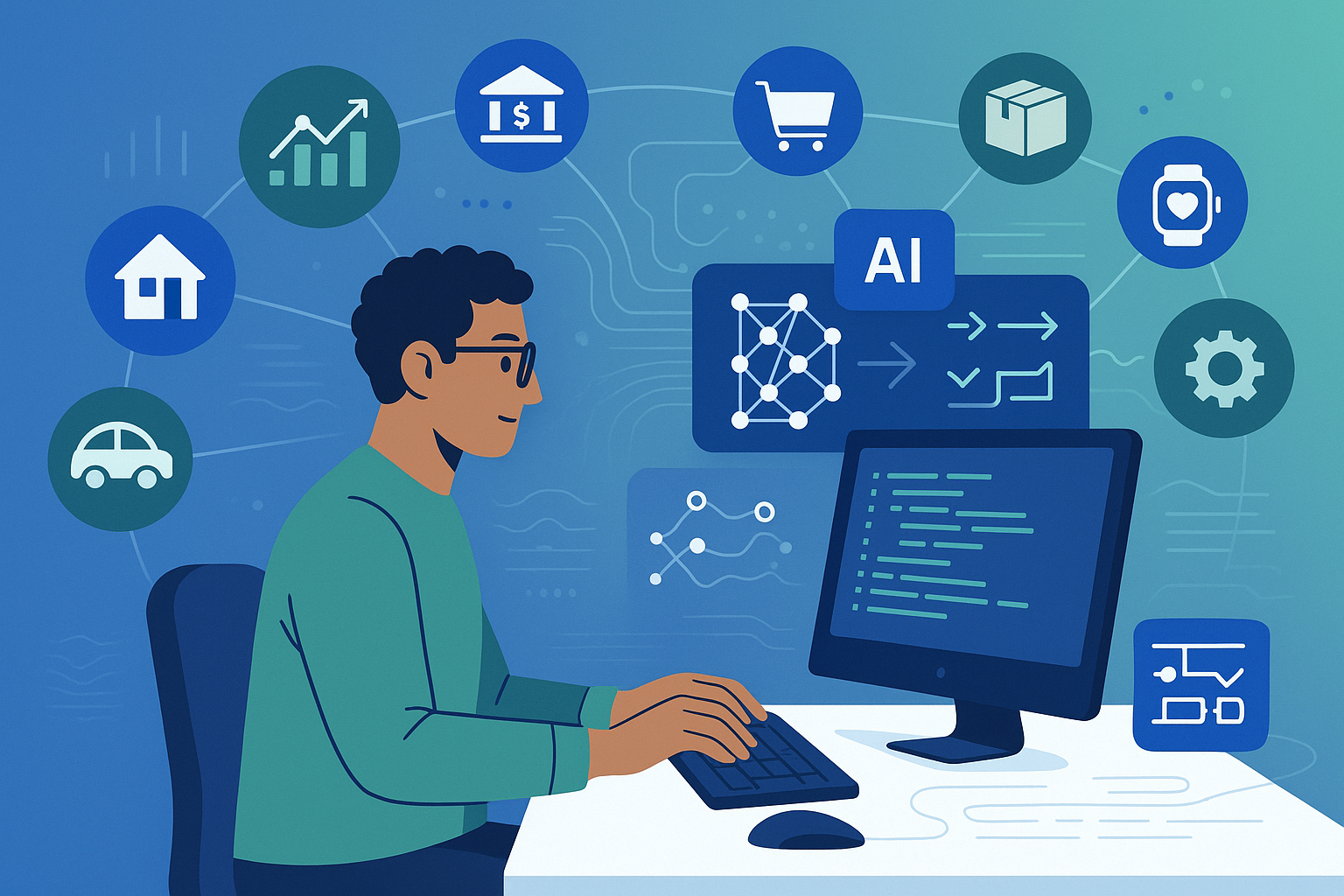 AI-powered QA testing automation dashboard